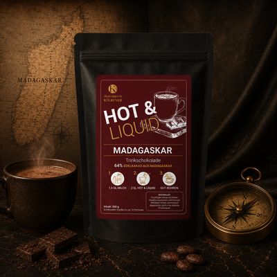 Hot Liquid Madagaskar 64% (Trinkschokolade)