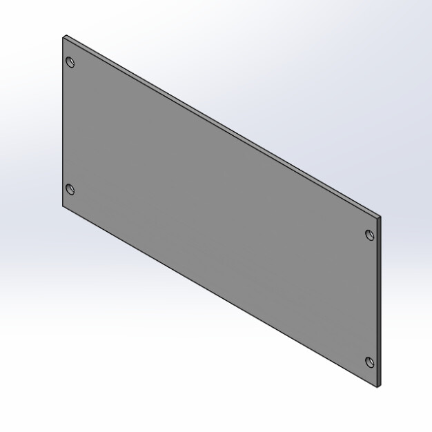 Troy Blank 3&quot; Face Plate