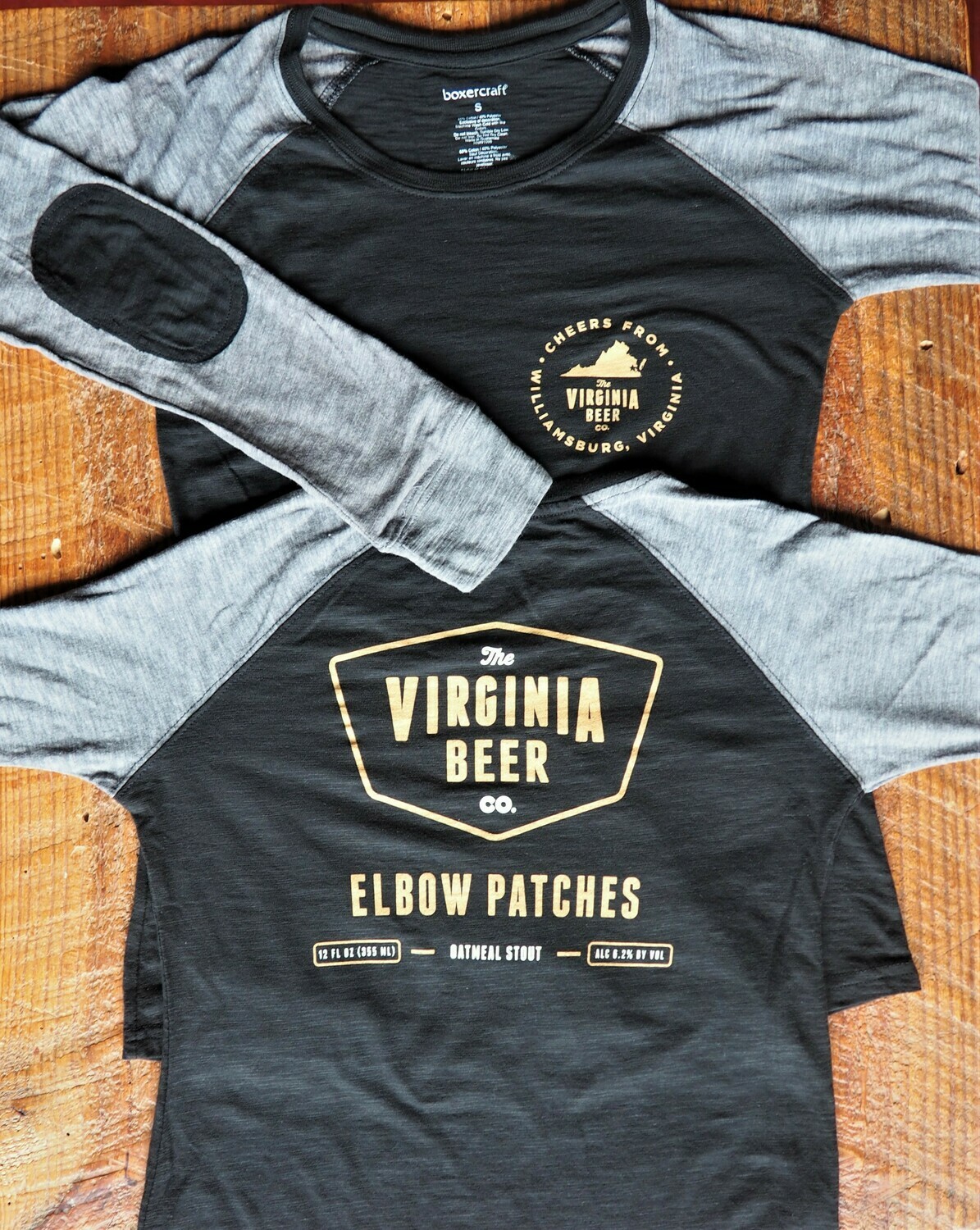 Elbow Patches Long Sleeve Tee
