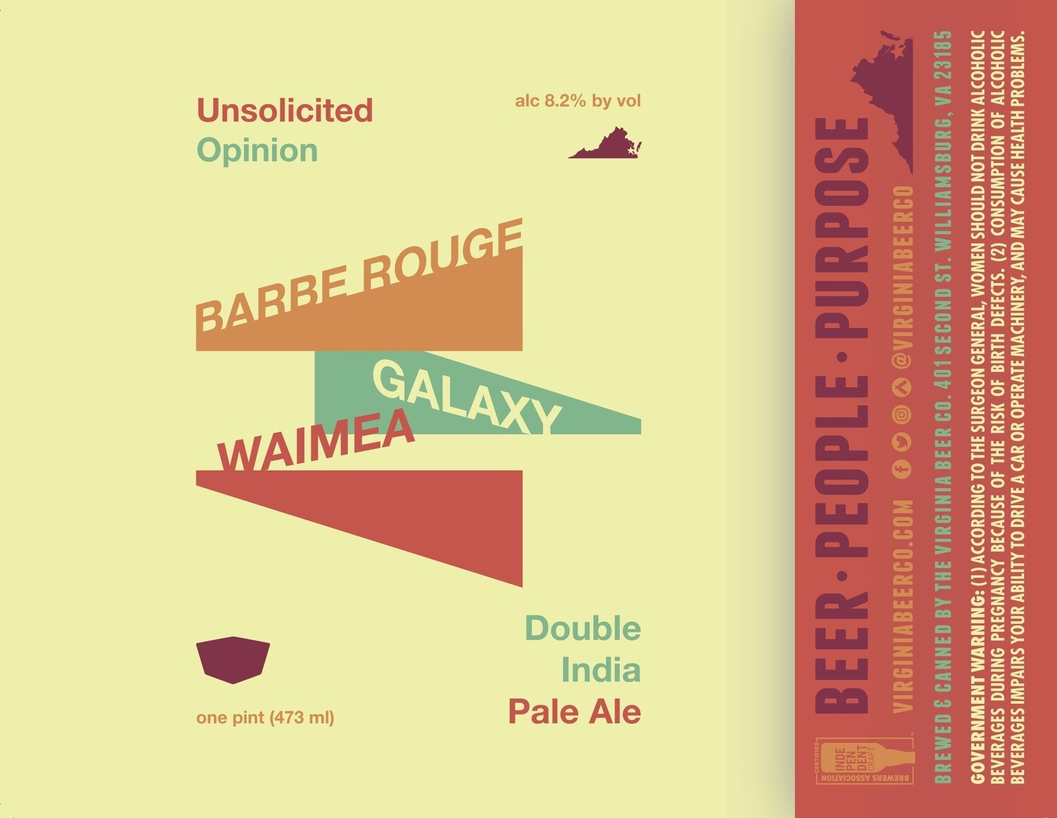 Unsolicited Opinion Double IPA - 4-Pack