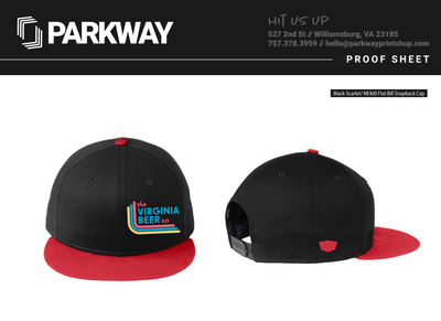 New Era Snapback - Black/Red