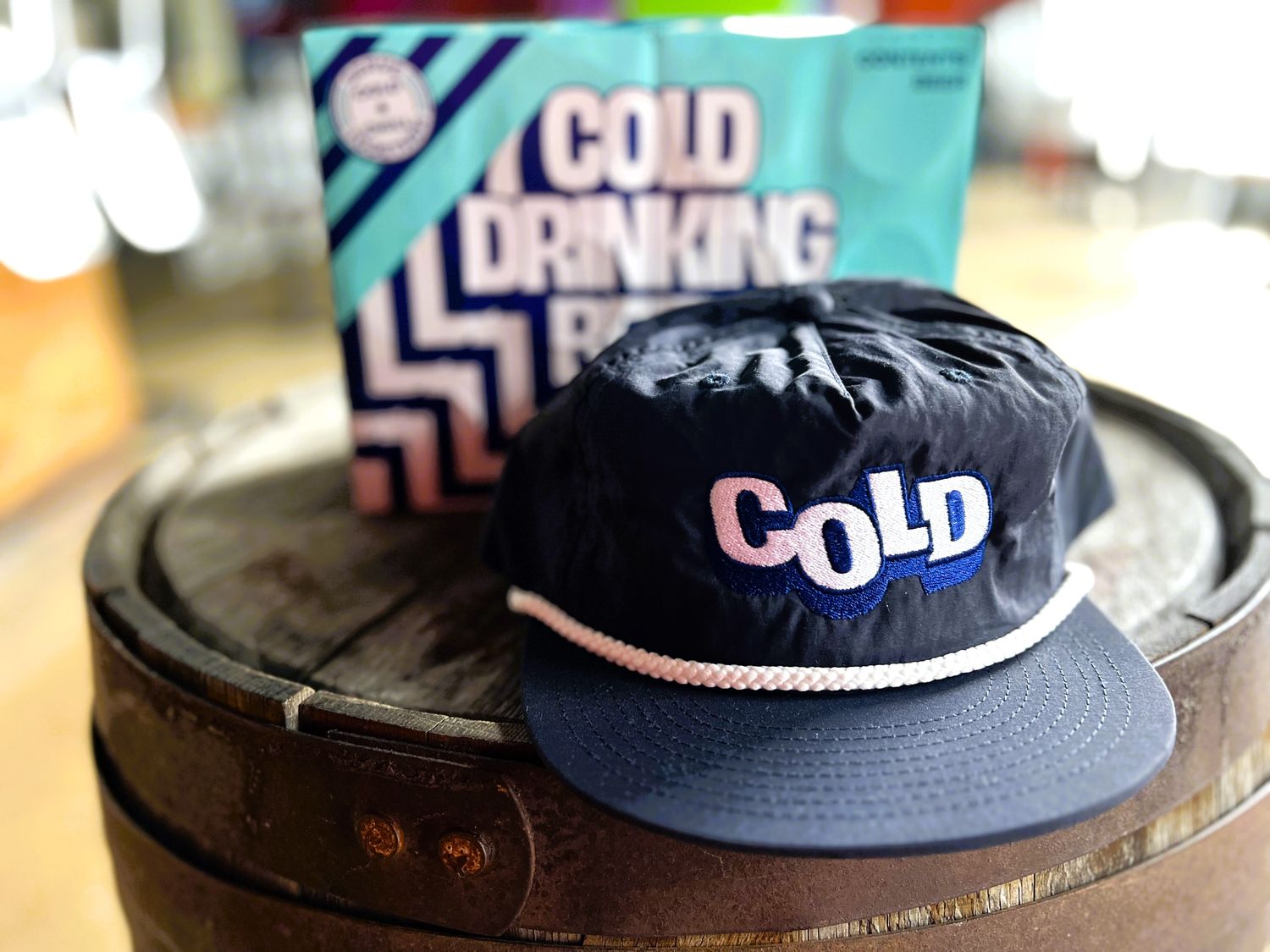 COLD Snapback Rope Hat - Navy