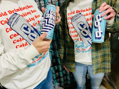 Cold Drinking Beer