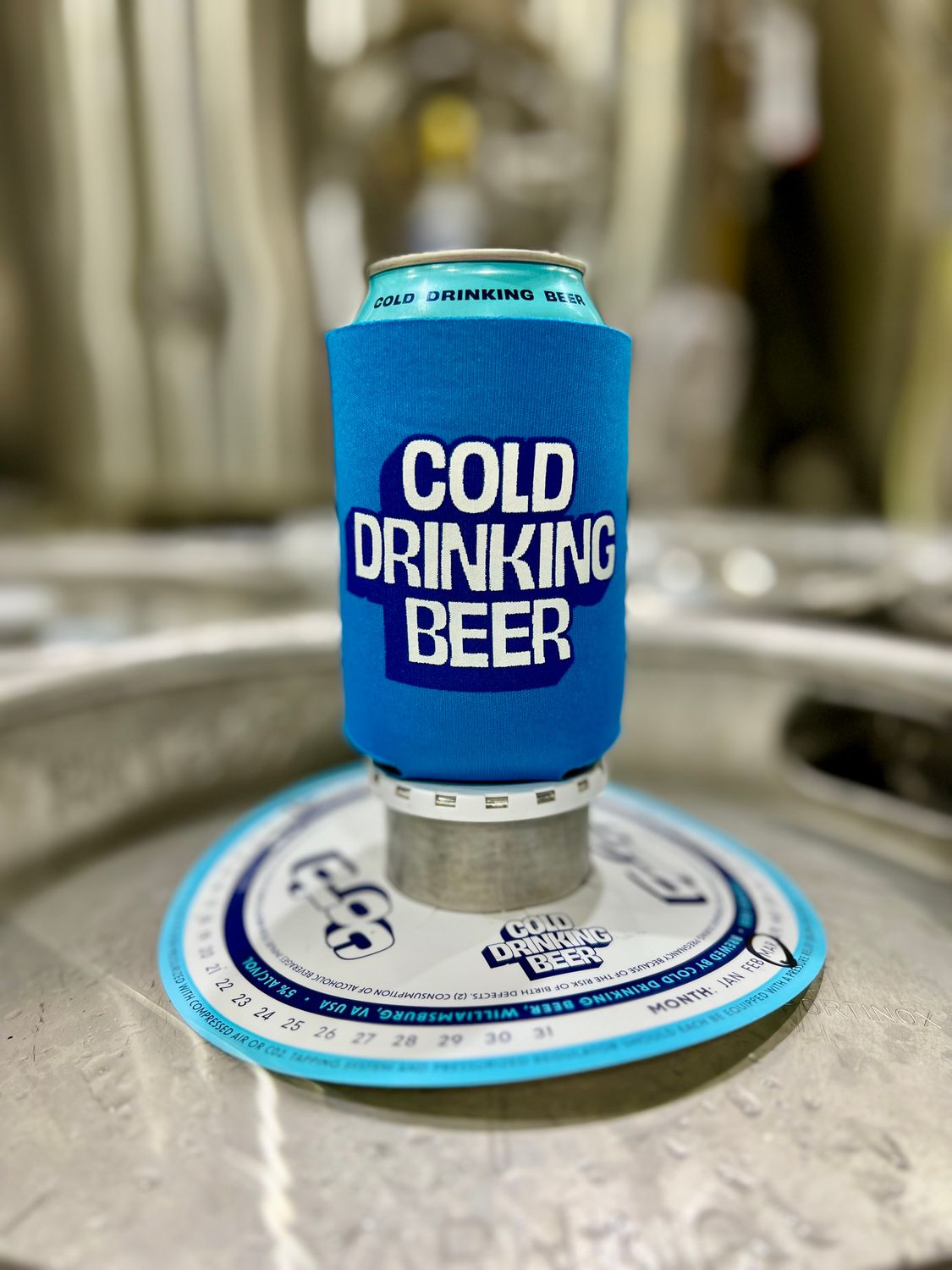 Cold Drinking Beer Koozie