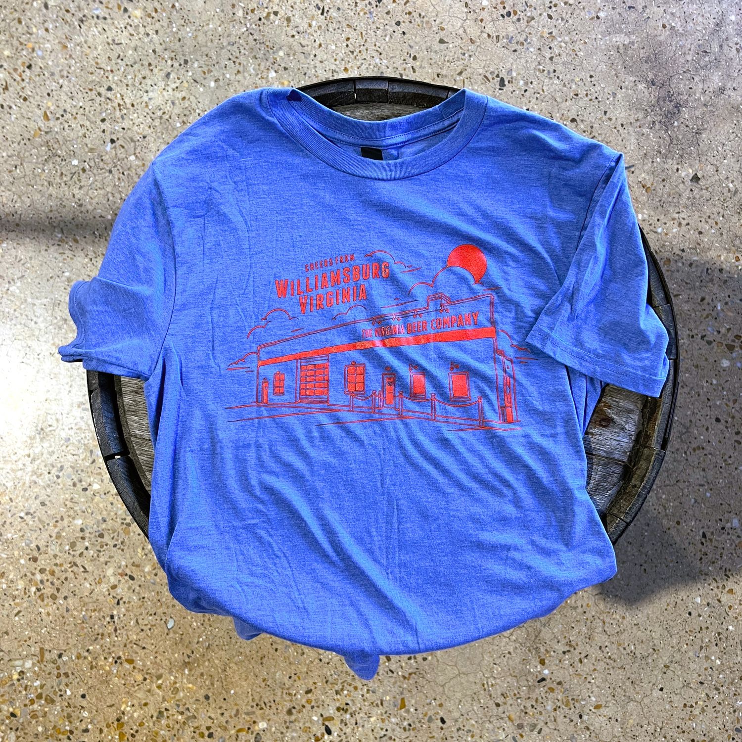 VBC Brewery Tee - Blue, Size: Small