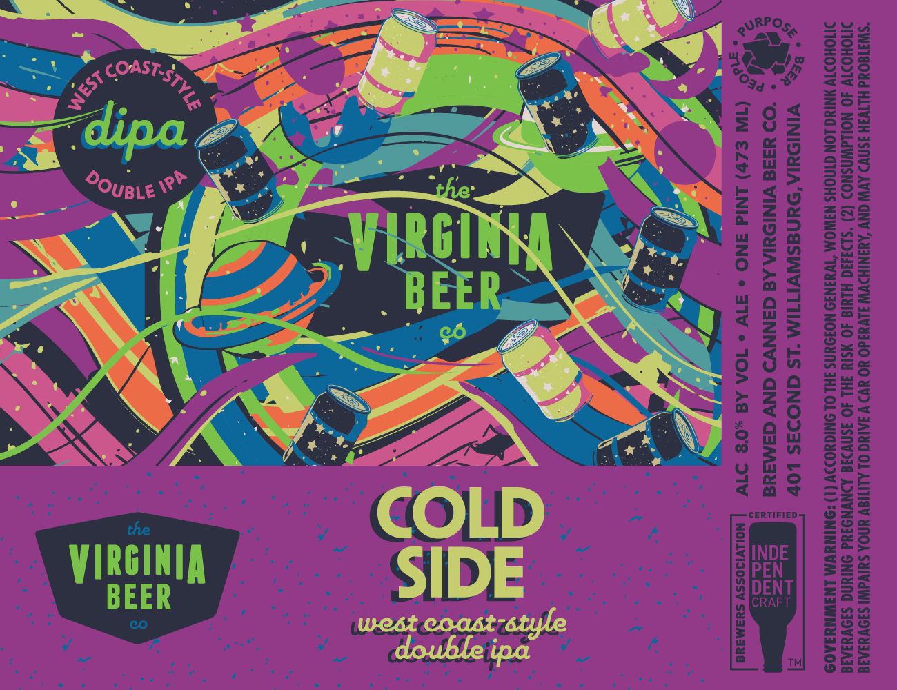 Cold Side West Coast DIPA - 4-Pack