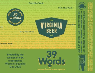 39 Words Pineapple West Coast IPA - 4-Pack