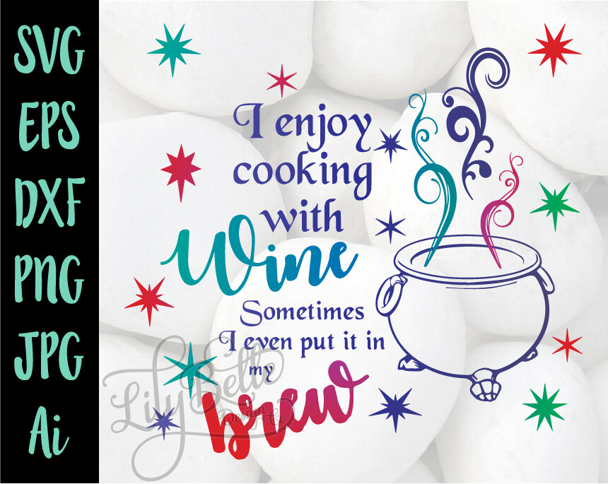 Cooking with Wine SVG
