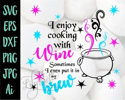 Cooking with Wine SVG