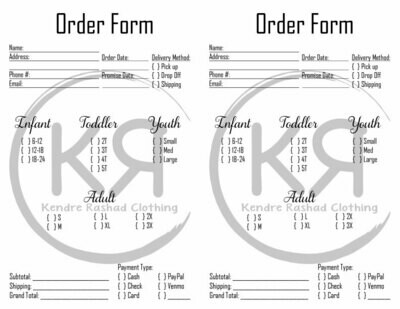 Custom Created Order From
