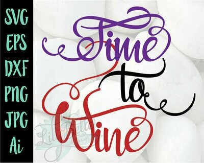 Time to Wine SVG