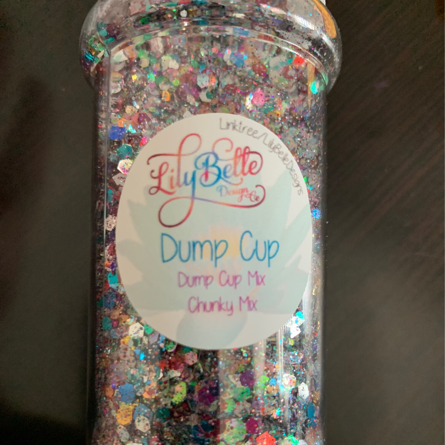 2oz Dump Cup Glitter