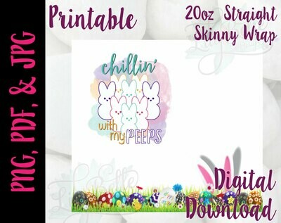 Easter 20oz Tumbler Wrap