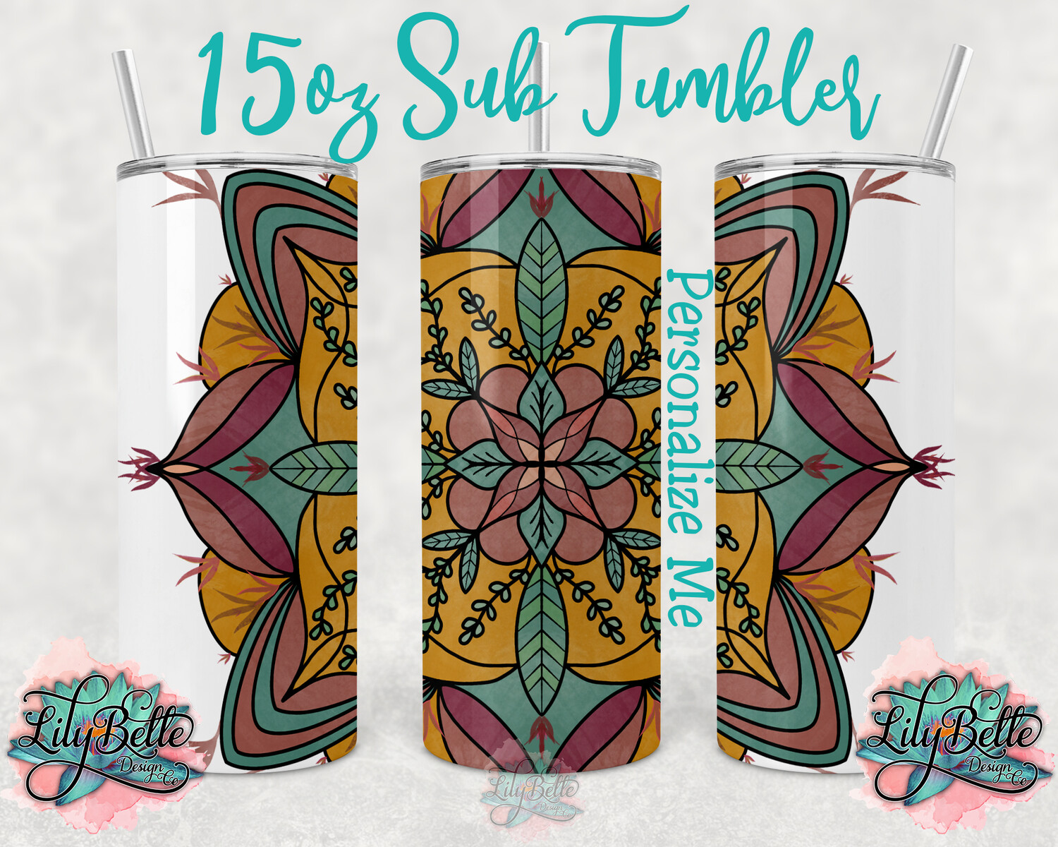 Fall Mandala
15oz Sublimation Tumbler​