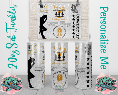 Yellowstone Beth Dutton Version 20oz Tumbler Wrap
