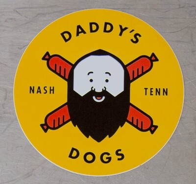 DADDY'S DOGS Sticker