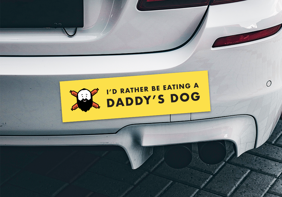 I&#39;D RATHER Bumper Sticker