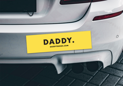 DADDY Bumper Sticker