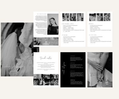 Canva Template | Hochzeitsfotografie Preislisten Vorlage | Hochzeit Pricing Guide List