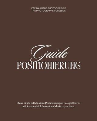 Positionierungs-Guide für Fotografen