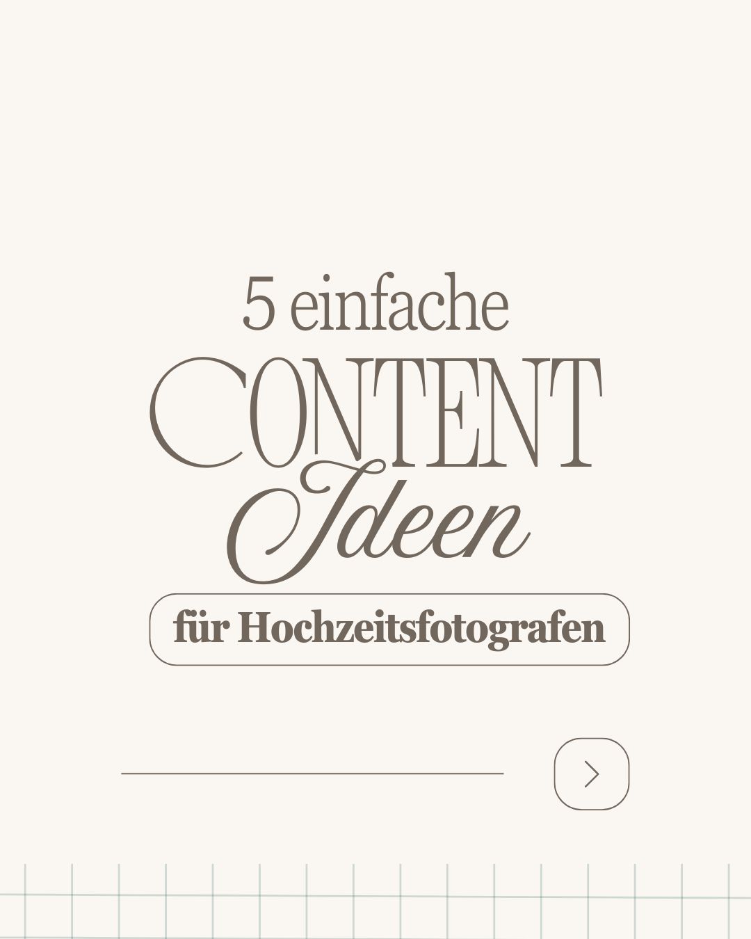5 Content Ideen Hochzeitsfotografen