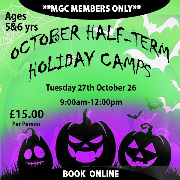 Mini Camp - Tue 27th Oct Mini Camp - Tue 27th Oct
