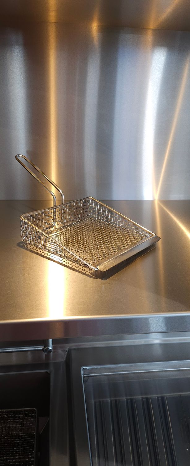 Frietschepper inox breed