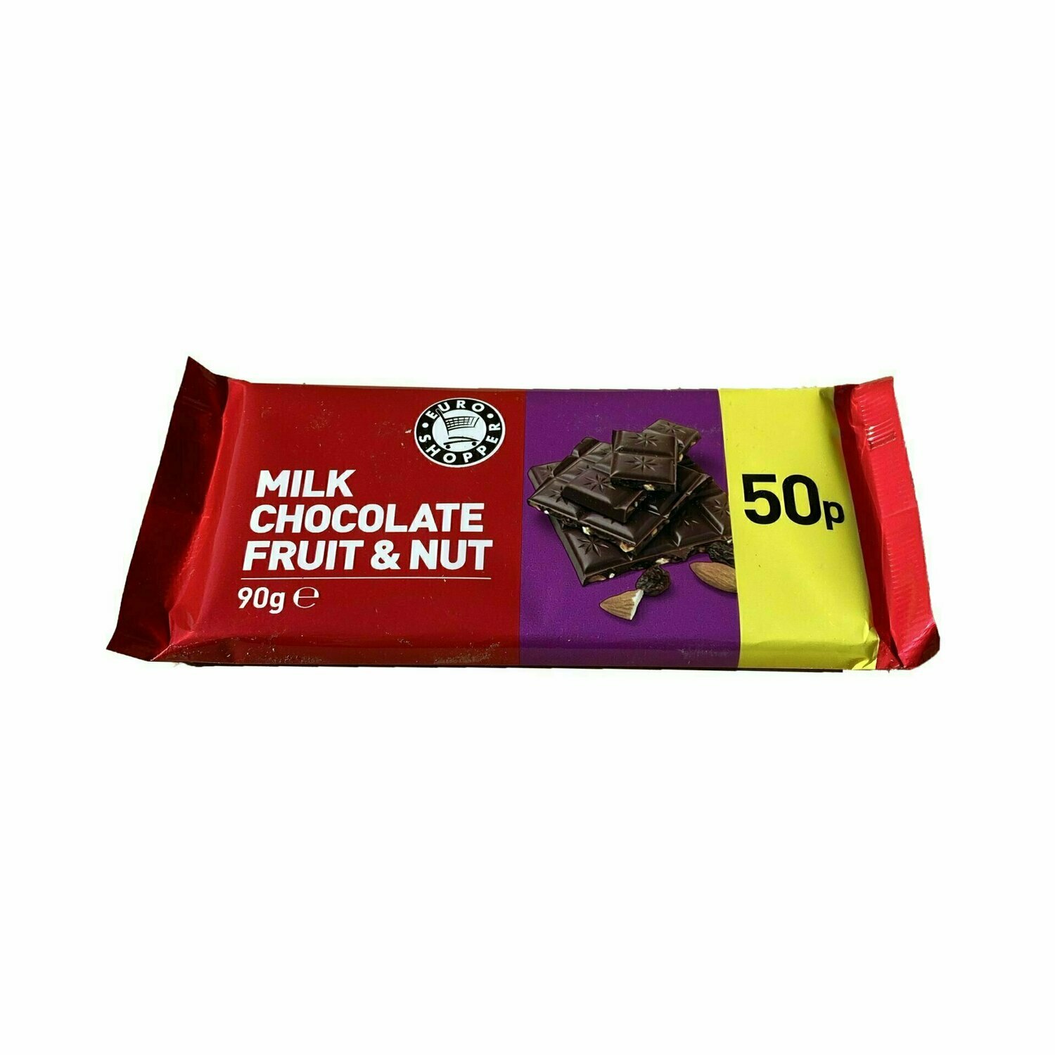 Happy shopper fruit & nut Milk choc 90gm