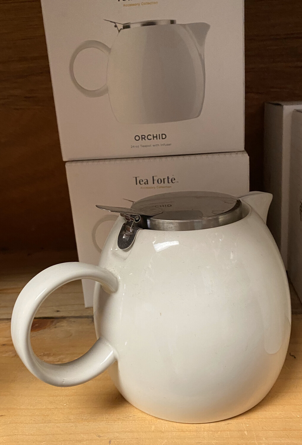 Tea Forté Wht Tea Pot