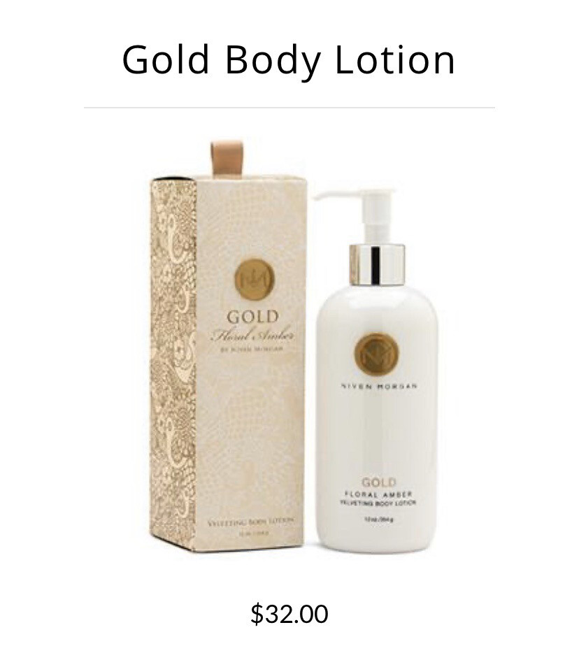 Niven Morgan Gold Body Lotion