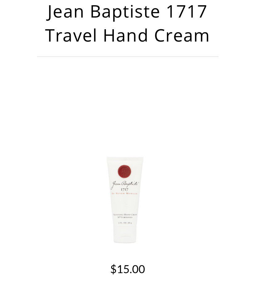 Jean Baptiste 1717 Travel Hand Cream