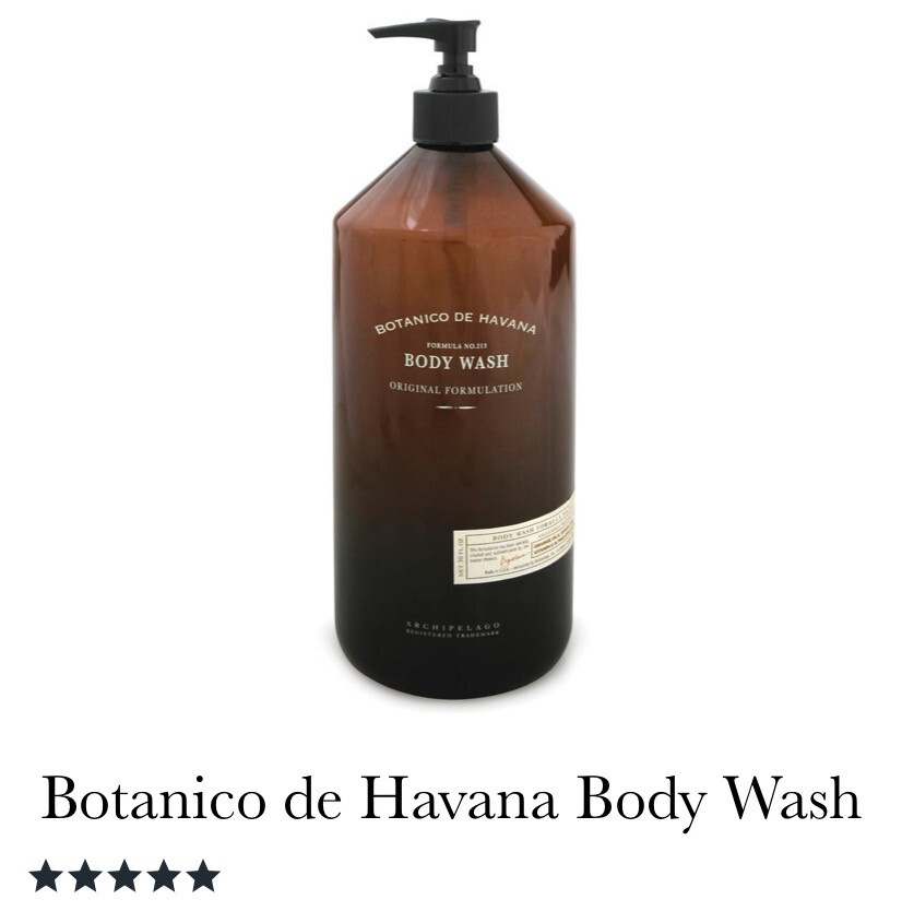 Archipelago Botanical De Havana Body Wash 30 oz