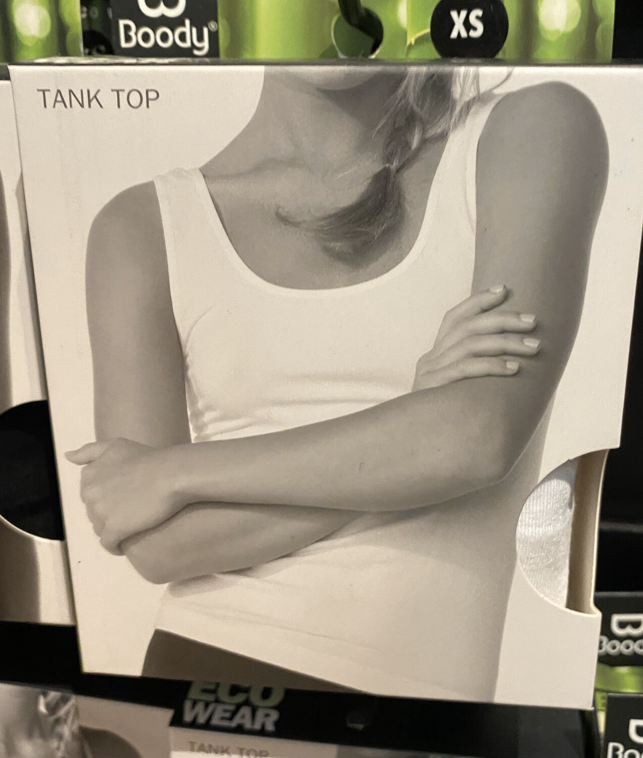 Woman’s Bamboo White Tank Top Tao For Sizes