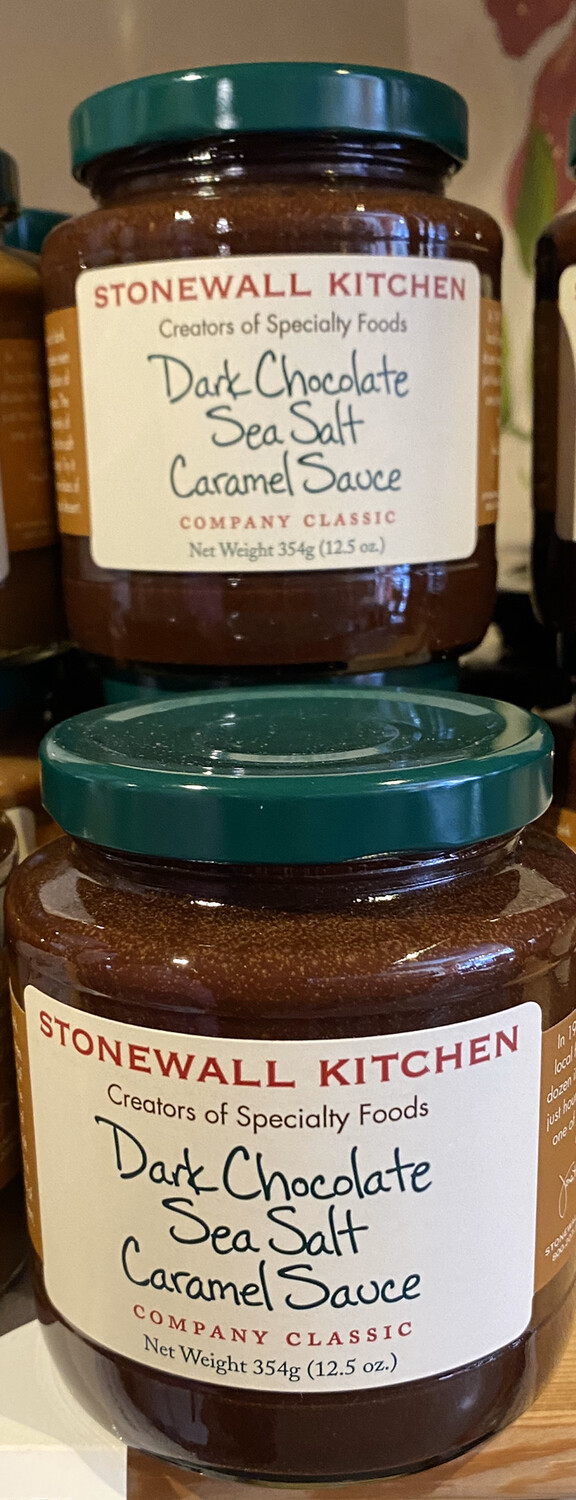 Stonewall Kitchen Dark Chocolate Sea Salt Caramel Desert Sauce