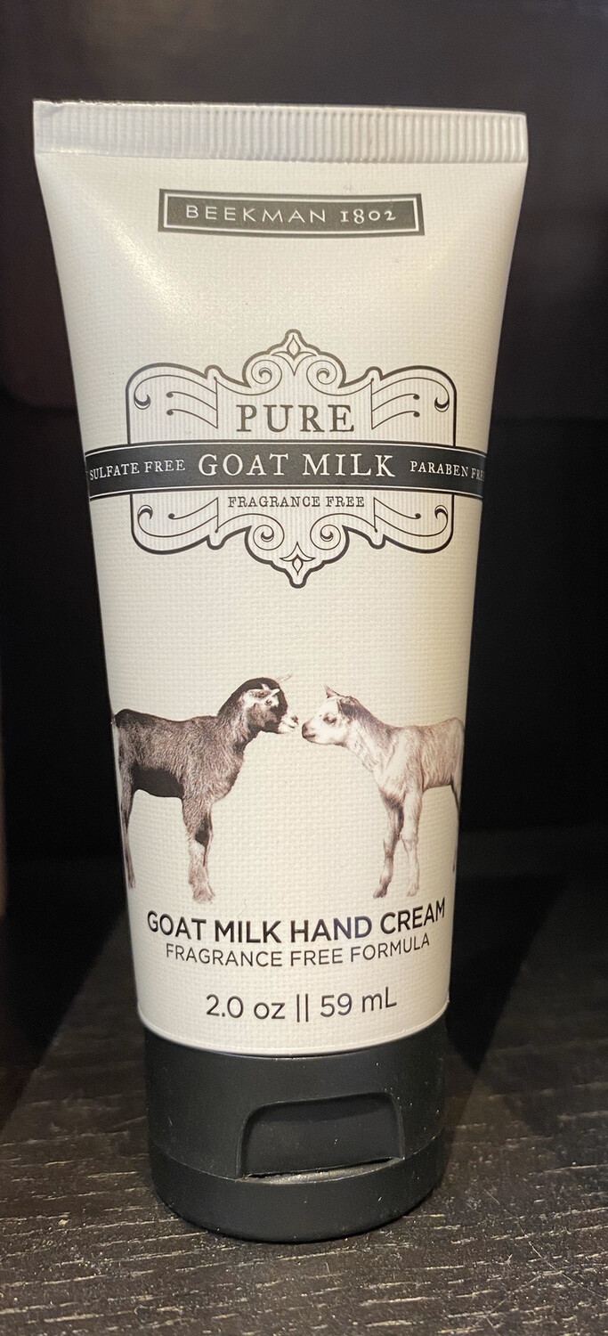 Beekman Pure Goat Milk Hand Lotion Fragrance Free