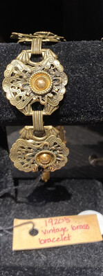 DK 1920’s Vintage Brass Bracelet