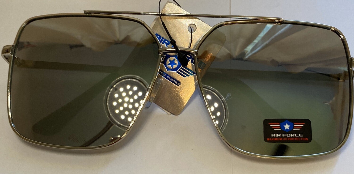Sunglasses Air Force Inspired Reflective Mirror Finish