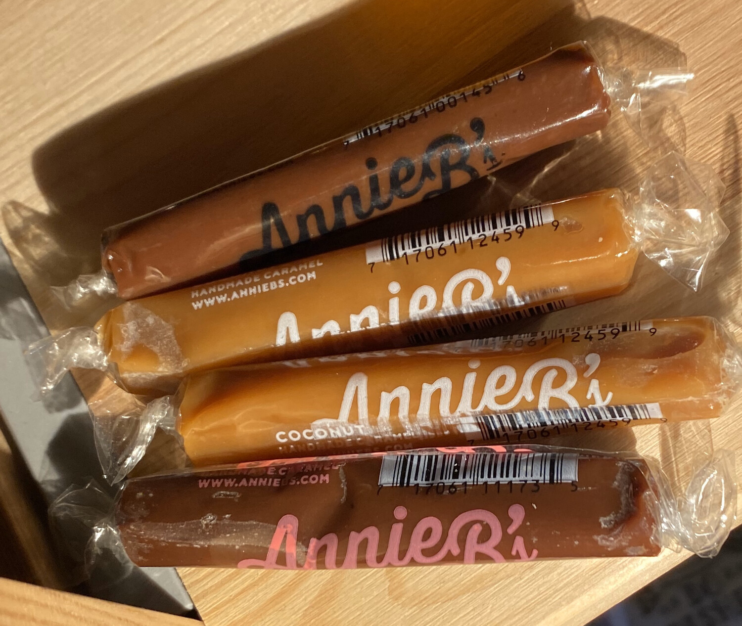 Annie B’s Single Caramels. Chocolate