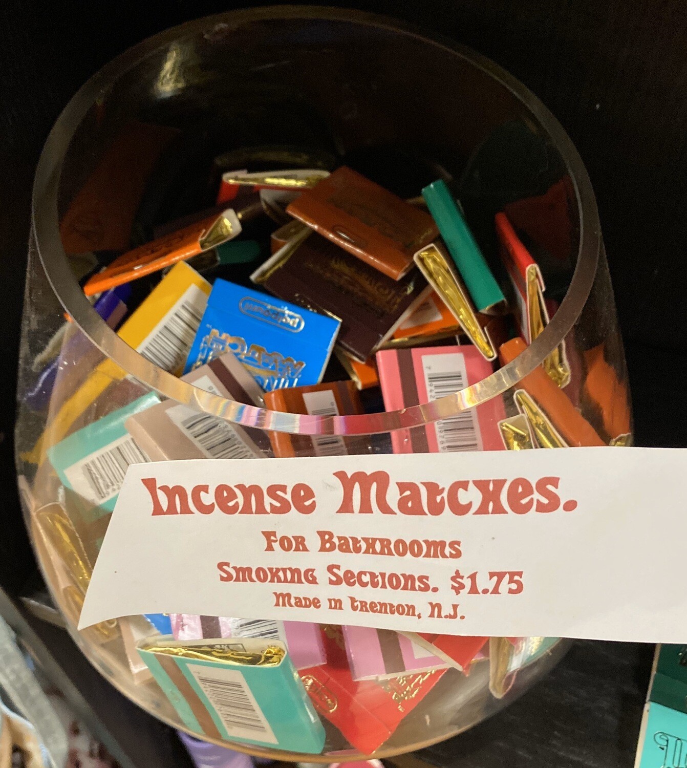 Incense Matches Pick Your Scent. Great For Bathrooms , Smoking Sections. At Least 3 Min. Of Aroma. 
