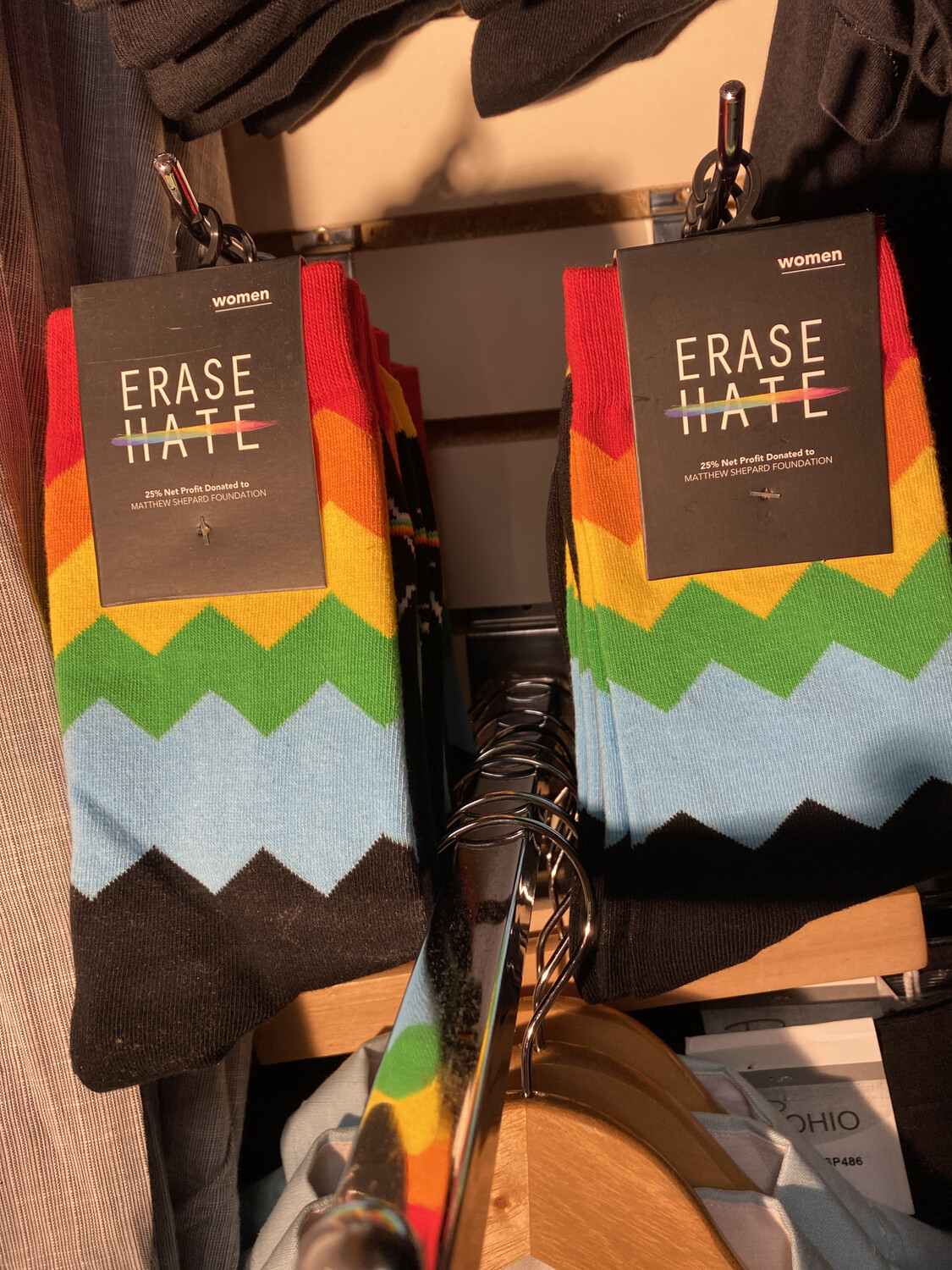 Erase Hate Sock Women Fits Sizes 5 To 10