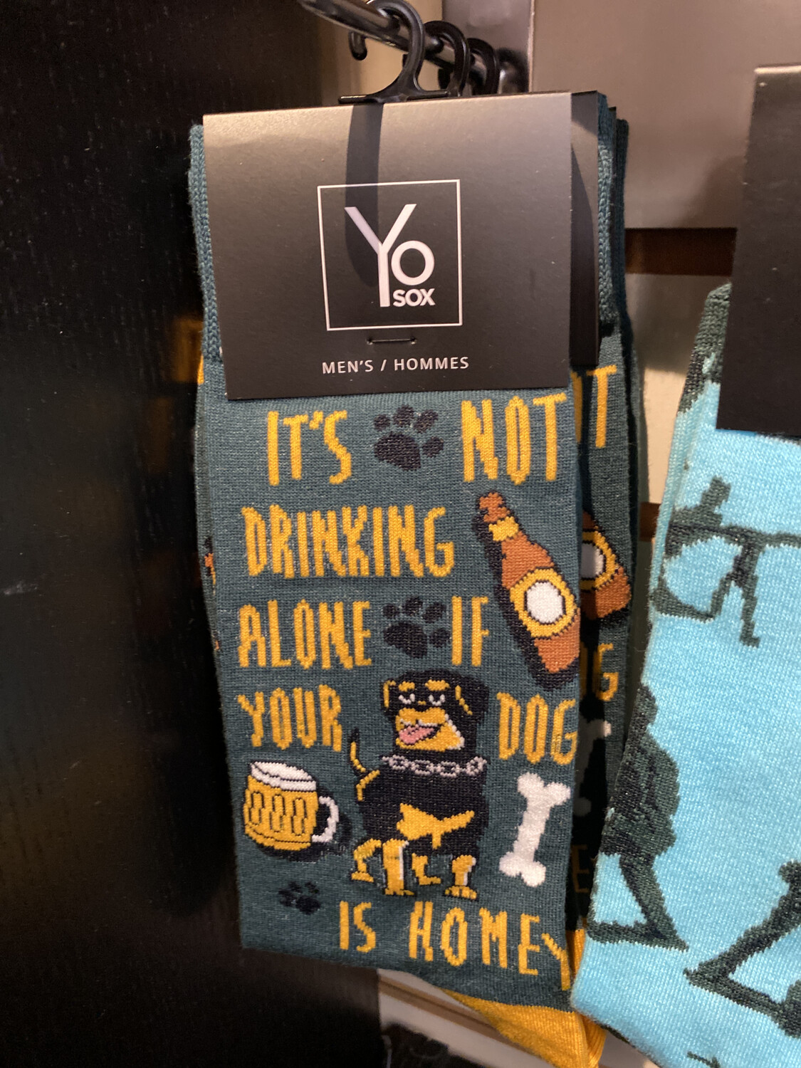 Not Drinking Alone If Dog Is Home Sock