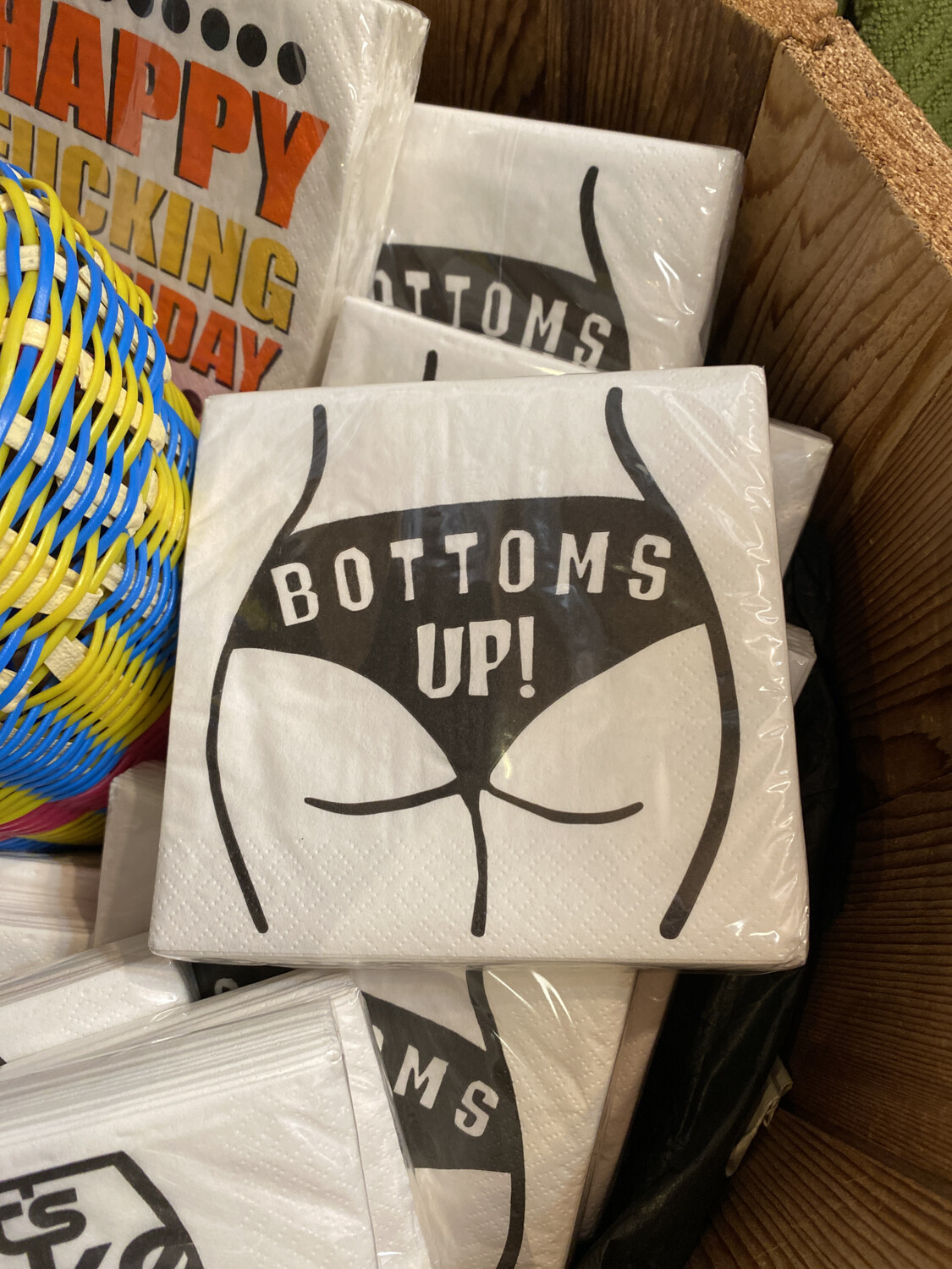 Bottoms Up Napkin