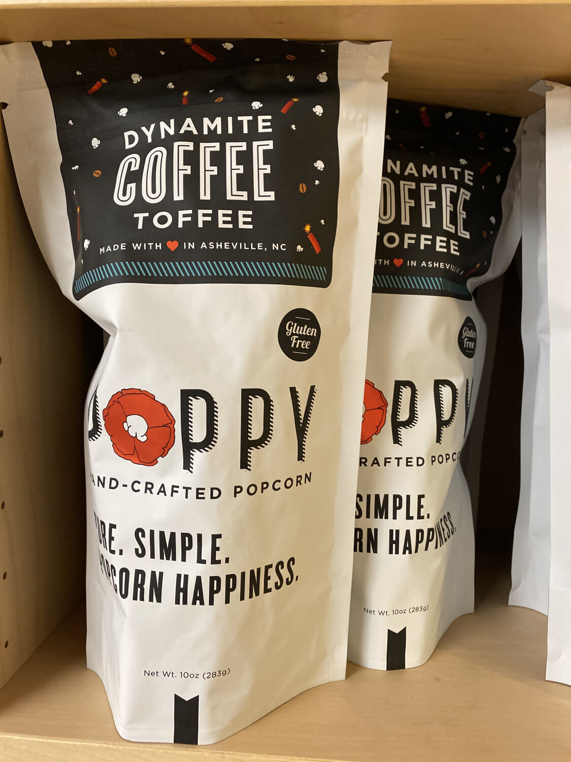 Poppy Dynamite Coffee Toffee Popcorn