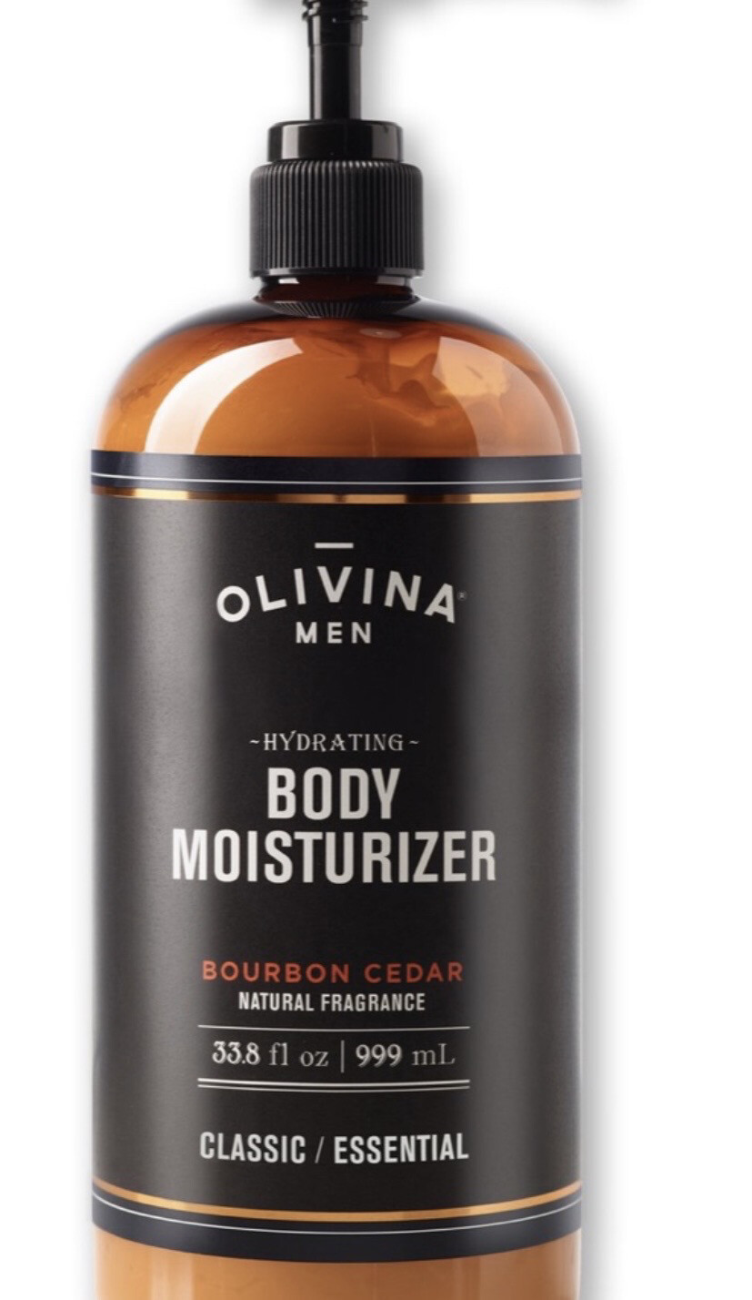 Olivina Bourbon Cedar Body Moisturizer 33.8 oz Large