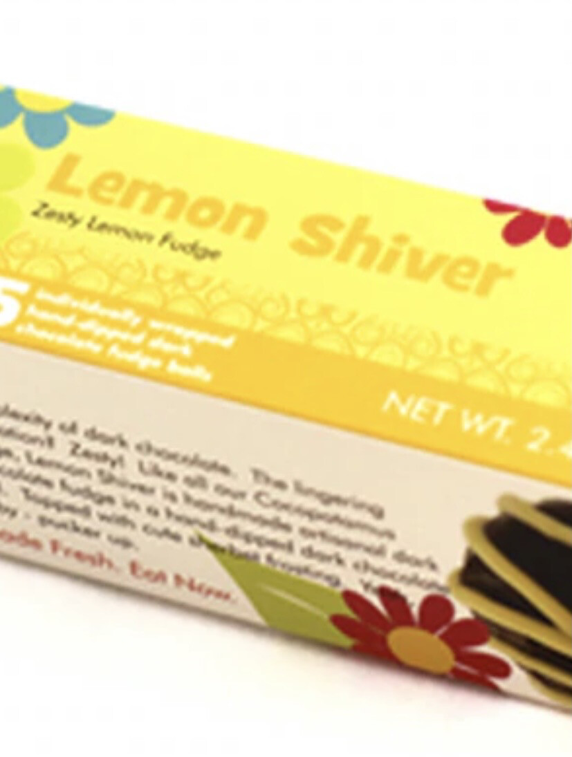 Lemon Shivers Organic Chocolate Truffles