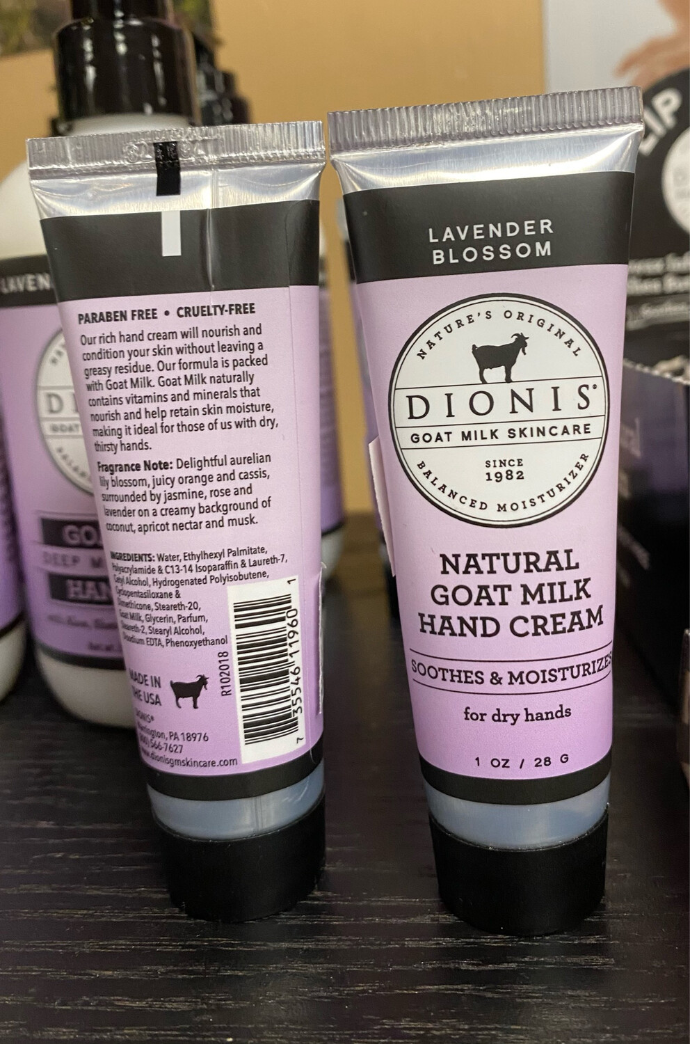 Dionis Goat Milk Hand Lotion Lavender Blossom 1oz