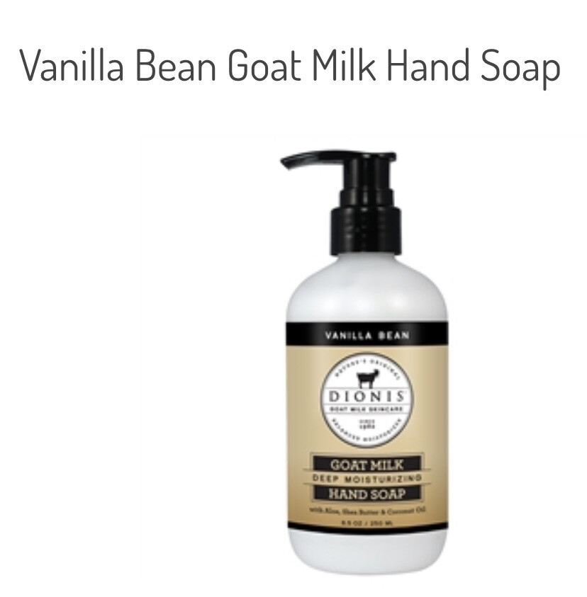 Dionis Vanilla Bean Hand Soap