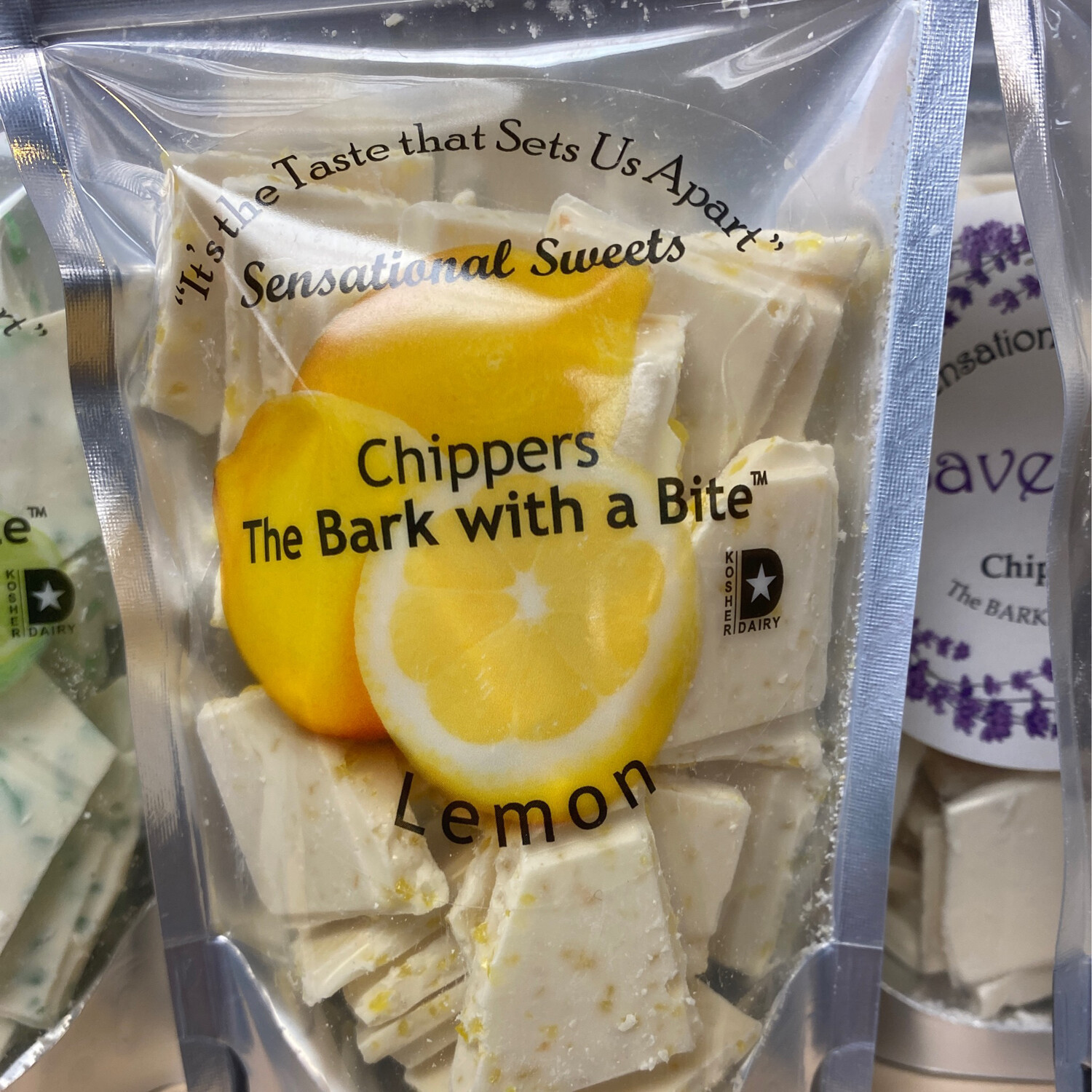 Chipper White Chocolate Lemon Bark