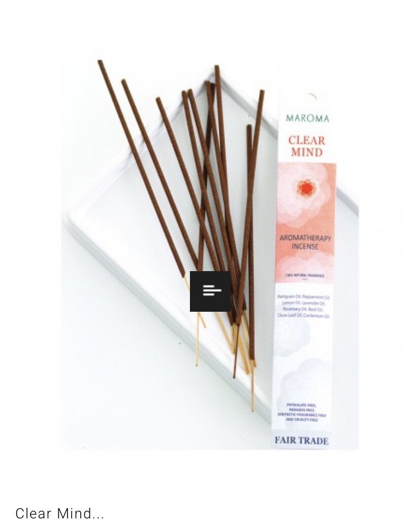 Maroma Clear Mind Incense