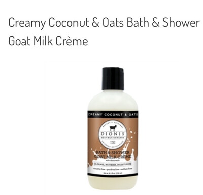 Dionis Creamy Coconut & Oats Goat Milk Bath & Shower Cream